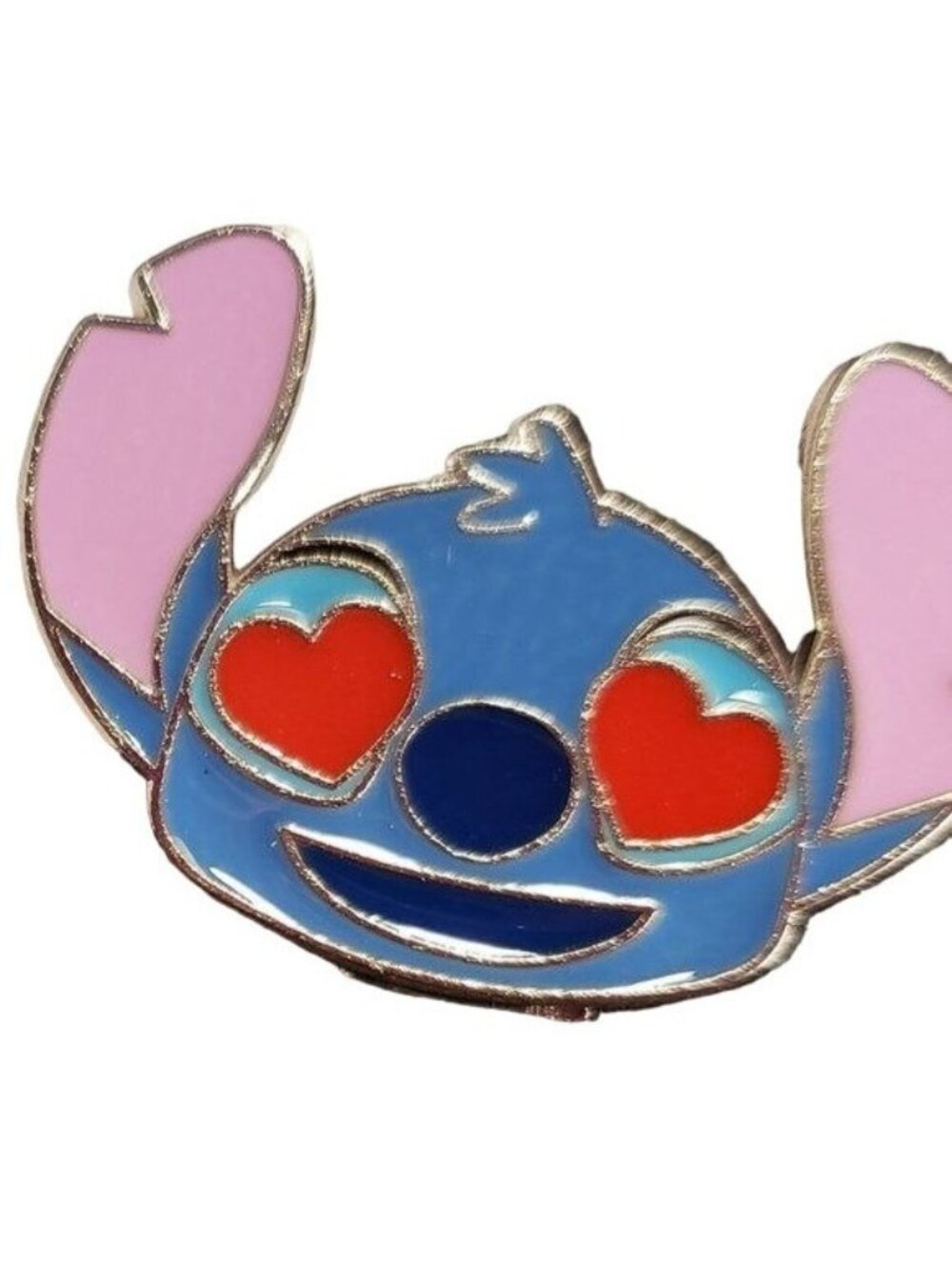 Disney Lilo Stitch Trading Pin Emoji Heart Brooch Lapel Pin Badge Jewelry Gift